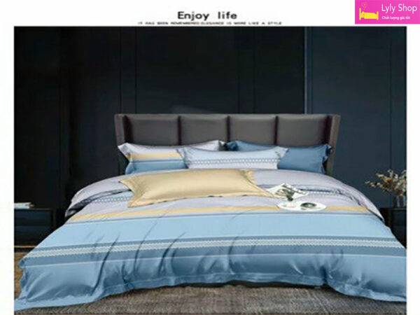 20 bộ drap giường bằng lụa tơ tầm cao cấp Tencel tại Lyly Shop | Mẫu 19