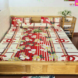 Bộ drap giường thắng lợi họa tiết bông hoa đẹp tại Lyly Shop với giá rẻ mẫu 7