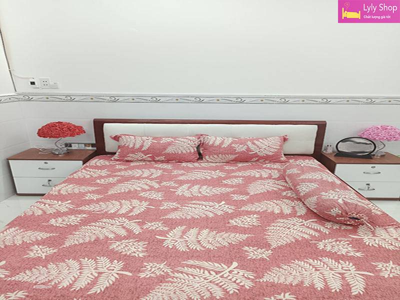Bộ ga giường thun lạnh đẹp được yêu thích nhất tại Lyly Shop mẫu 28
