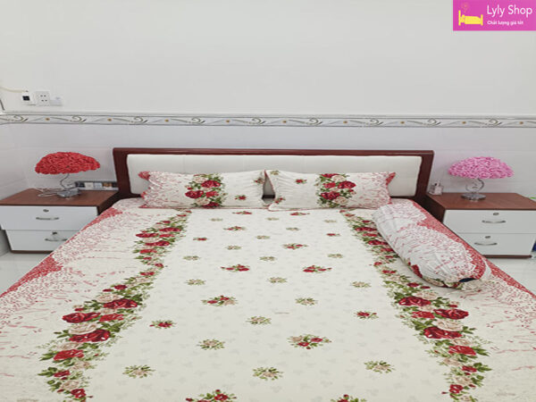 Bộ ga giường thun lạnh đẹp được yêu thích nhất tại Lyly Shop mẫu 32
