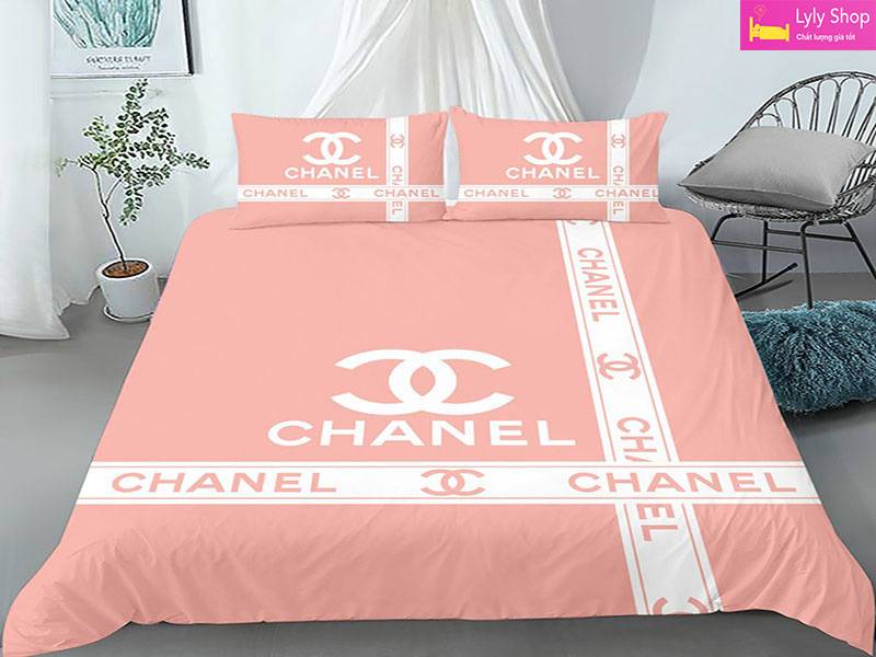 Bộ ga giường màu hồng chất lượng cao tại Lyly Shop | Mẫu 1