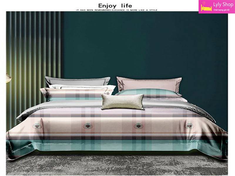 19 Bộ Ga Giường Cao Cấp Đẹp, Chất Lượng Cao Tại Lyly Shop Với Giá Tốt! 74 Bộ ga giường cao cấp mẫu 12