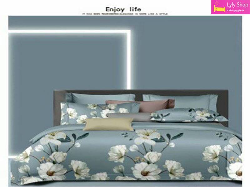 19 Bộ Ga Giường Cao Cấp Đẹp, Chất Lượng Cao Tại Lyly Shop Với Giá Tốt! 78 Bộ ga giường cao cấp mẫu 16