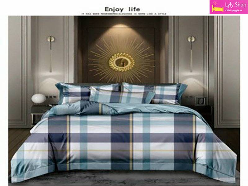 19 Bộ Ga Giường Cao Cấp Đẹp, Chất Lượng Cao Tại Lyly Shop Với Giá Tốt! 79 Bộ ga giường cao cấp mẫu 17