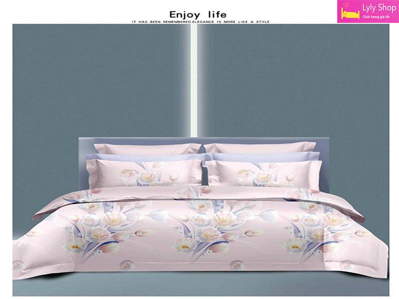 19 Bộ Ga Giường Cao Cấp Đẹp, Chất Lượng Cao Tại Lyly Shop Với Giá Tốt! 65 Bộ ga giường cao cấp mẫu 3